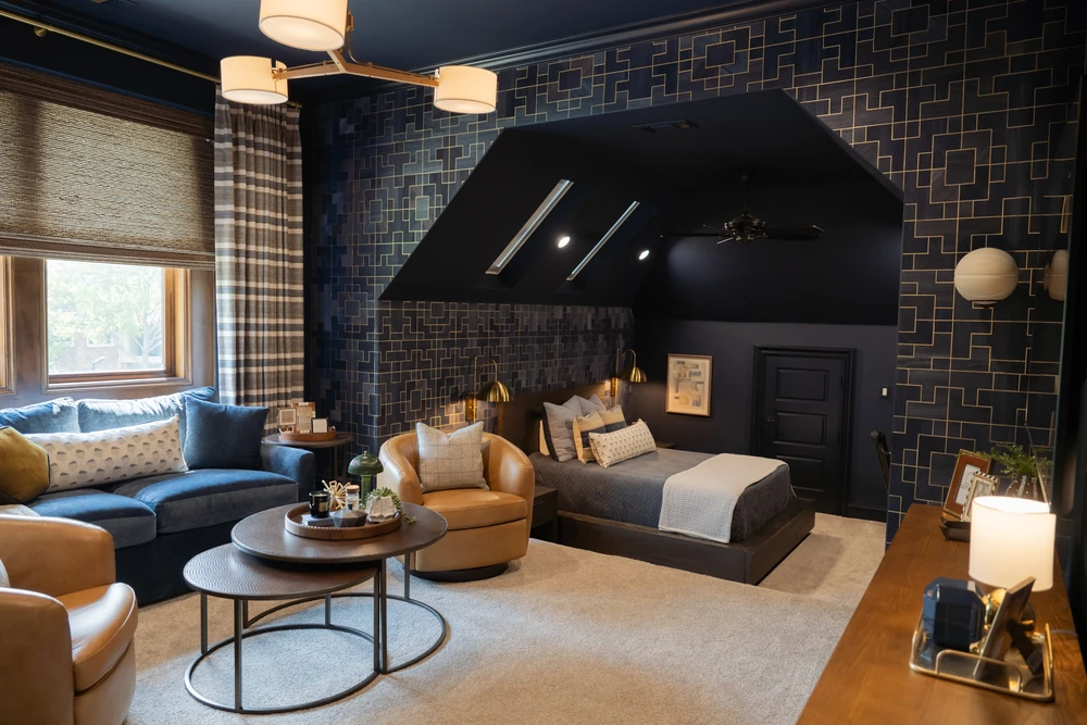 All Grown Up Moody Boy's Room interior design in Colleyville, TX