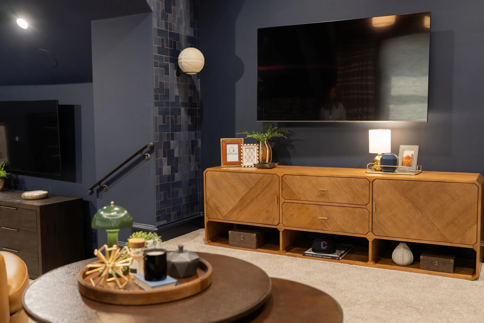 All Grown Up Moody Boy's Room, Colleyville, TX interior design detail 7