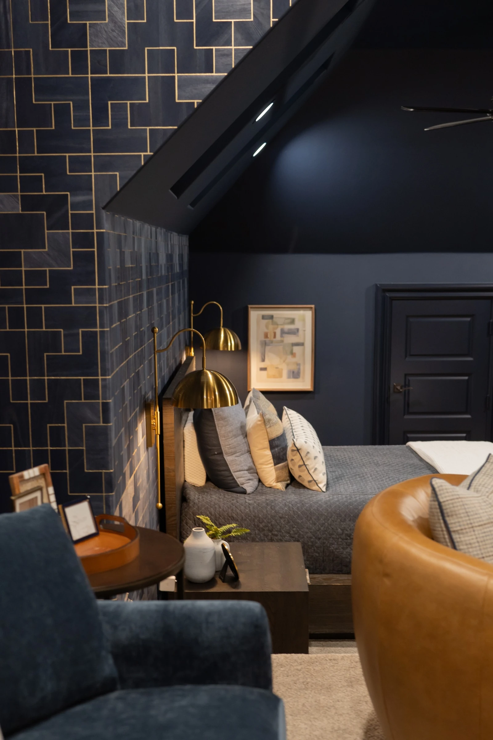 All Grown Up Moody Boy's Room, Colleyville, TX interior design detail 8