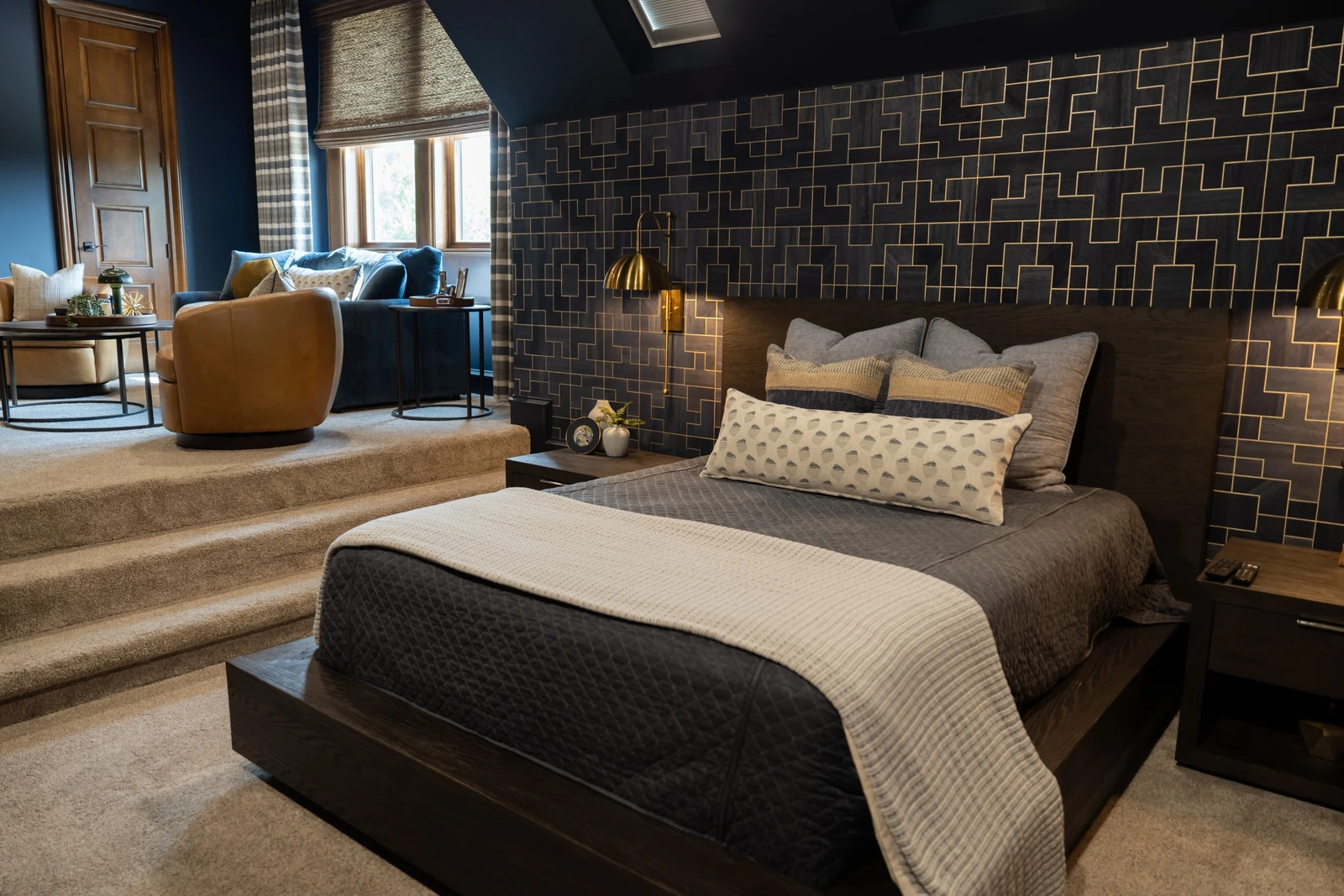 All Grown Up Moody Boy's Room, Colleyville, TX interior design detail 13